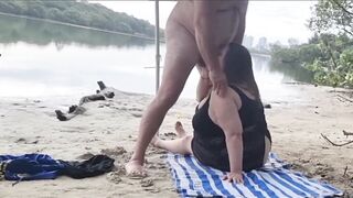 Exclusive ONLY on FapHouse: Almost caught fucking at the river - 8 image
