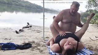 Exclusive ONLY on FapHouse: Almost caught fucking at the river - 9 image