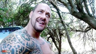 Rob Diesel meets fellow countryman Vicki Valkyrie and bangs her in the woods - 5 image