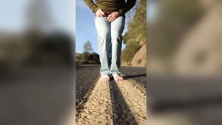 Piss Desperation in the middle of the road - 10 image