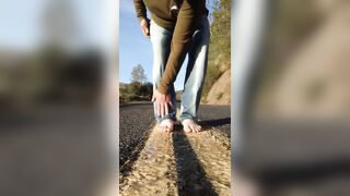 Piss Desperation in the middle of the road - 13 image