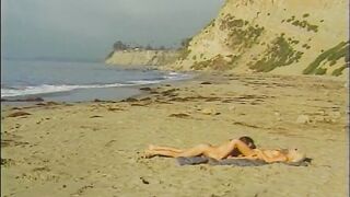 naked on the beach, a couple fucks each other, the soul from the body - 6 image