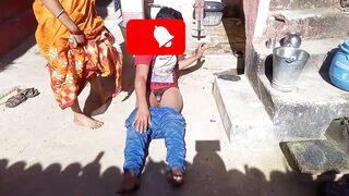 Indian neighborh bhabhi outdoor blowjob porn video - 13 image