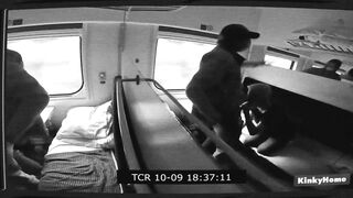 Real couple have sex on the train trip - 4 image