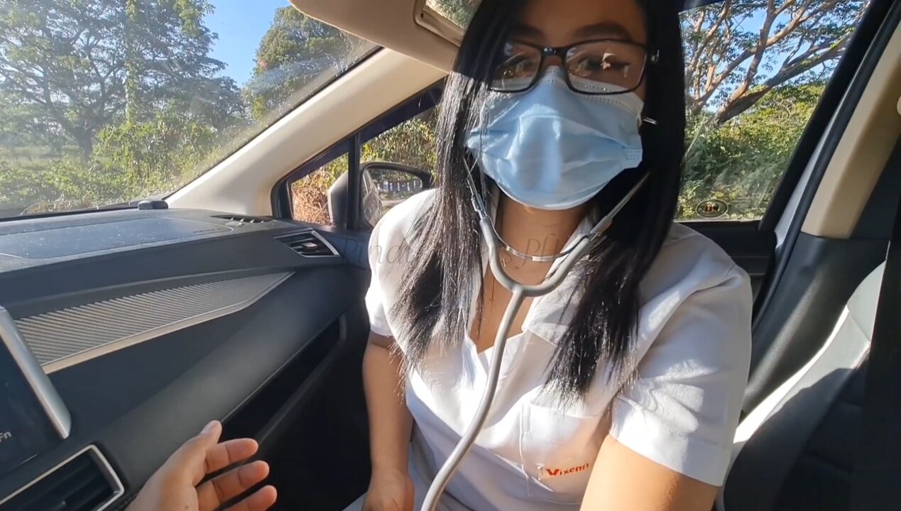 Pinay nurse girl fucked in Public Road inside the car, Pinick up si nurse libreng kantot para sa libreng sakay watch online