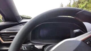 Handjob while driving - Outdoor fuck and cum on Monster Ass - 13 image
