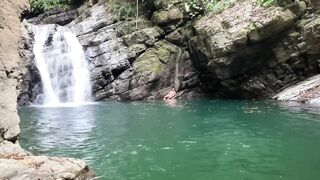 Magical queer trans waterfall swim and masturbation - 6 image