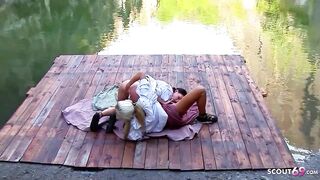 Cosplay Outdoor Lesbian Sex between cute Girls in Parody Porn - 7 image