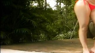 Watch A Tropical Little Slut Reach Around To Finger Her Own Ass As She Is Fucked - 1 image