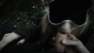 JOI - Pompino alla cieca a uno Sconosciuto nel Parco con SBORRATA IN BOCCA - Amatoriale Miele Blanco - 15 image