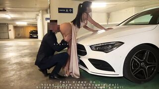 Angela Doll - Too horny guy cums in my pussy without warning in parking lot - 7 image