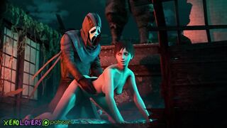 Ghostface and Rebecca Chambers have some outside fun! - 12 image