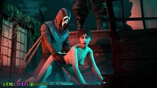 Ghostface and Rebecca Chambers have some outside fun! - 14 image