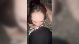 Asian slut back cheating on her BF outdoors - 2 image