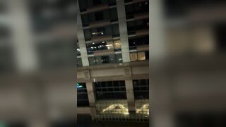 Suck & Fuck PUBLIC Parking Garage Balcony - 15 image