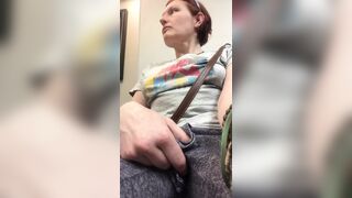 Horny mature slut HAD to finger herself whilst sat in the doctors surgery - 1 image
