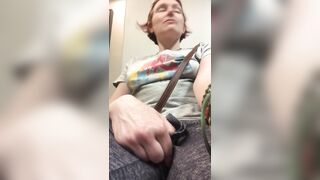 Horny mature slut HAD to finger herself whilst sat in the doctors surgery - 7 image