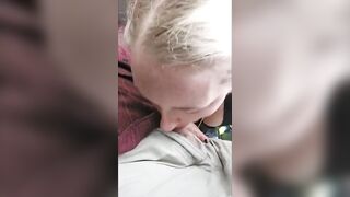 Sucking a hard cock on the drive home - Mama_Foxx94 - 3 image