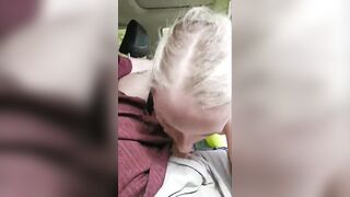 Sucking a hard cock on the drive home - Mama_Foxx94 - 7 image