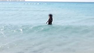 she walks naked on a public beach while her stepfather records a video. - 12 image
