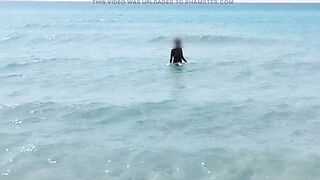 she walks naked on a public beach while her stepfather records a video. - 9 image