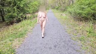 Walking naked on the trail - 13 image