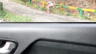 I CATCH AN EXHIBITIONIST WOMAN PISSING IN PUBLIC 2 - 14 image