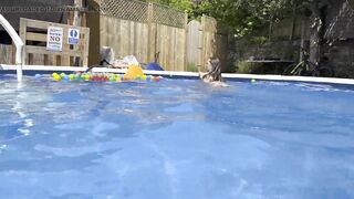 Skinny Dipping in my new Swimming Pool - 10 image