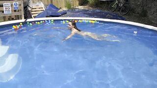 Skinny Dipping in my new Swimming Pool - 3 image