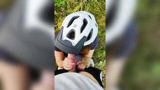 Sexy Cyclist on a Walk, Greedily Swallowed all My Sperm - 15 image
