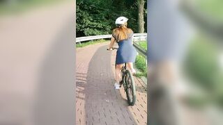 Sexy Cyclist on a Walk, Greedily Swallowed all My Sperm - 2 image