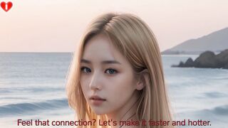 Blonde Waifu Summer Date Fuck Her With On The Beach POV - Uncensored Hyper-Realistic Hentai Joi, With Auto Sounds, AI [PROMO VIDEO] - 2 image