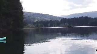 PISS on SUP at Mountain lake - 2 image