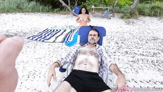 Woah My HOT AF Stacked Stepsis Just Fucked Me At The Beach, LOAD BLOWN - Serena Santos - MyPervyFamily - 3 image