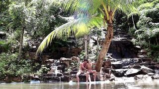 Couple Real Sex in a Waterfall in Thailand - 6 image