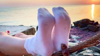 Beautiful Goddess feet in socks compilation part 2 - 3 image