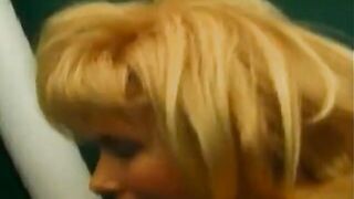Old stud bangs blonde MILF in an outdoor toilet - 15 image