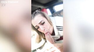 Marika Milani takes all my cock in her mouth while I'm driving - 15 image