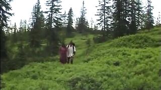 german couple fucks in the mountains - 2 image