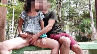 Pussy flash - A stranger caught me masturbating in the park and help me orgasm - MissCreamy - 13 image