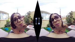BaDoink VR College Step Sister Fucked Outside POV - 10 image