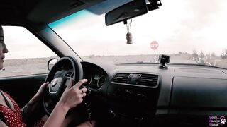 Driving Test Turned Into Outdoor Fucking - English Subtitles - 4k - 2 image
