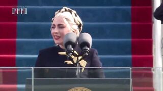 Lady Gaga Sings The National Anthem At Joe Biden's Inauguration 2021 - 3 image