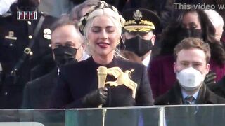 Lady Gaga Sings The National Anthem At Joe Biden's Inauguration 2021 - 5 image