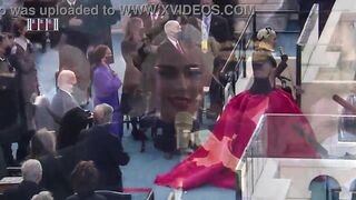 Lady Gaga Sings The National Anthem At Joe Biden's Inauguration 2021 - 8 image