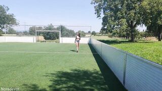 Blowjob on the Soccerfield! - 9 image