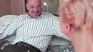 Hot Mature Blonde Rides Cock Of The Old Man And Gets Fucked From Behind - 4 image