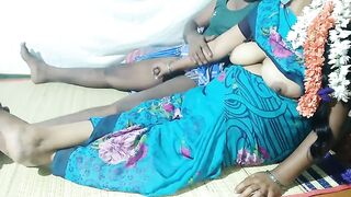 Tamil Priyanka aunty husband having sex while watching tv home - 6 image