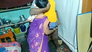 Uncle having sex while Indian aunty is cleaning the house - 1 image