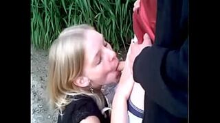 Cock sucking outdoors - 1 image